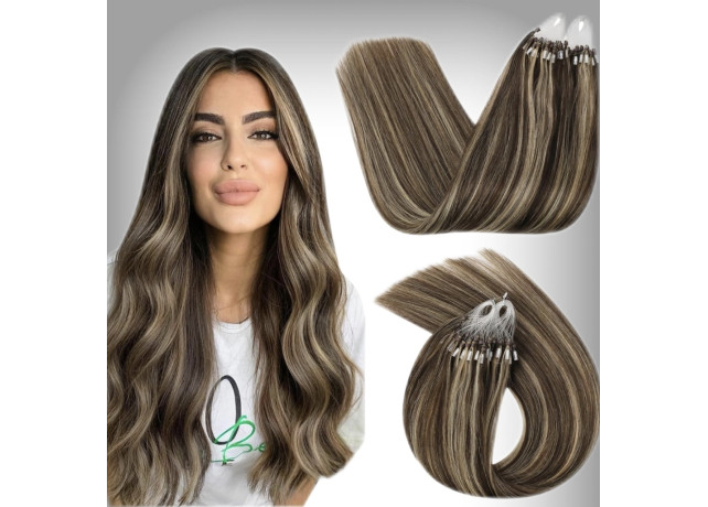 Extensii Microring Deluxe Balayage #4/ #24